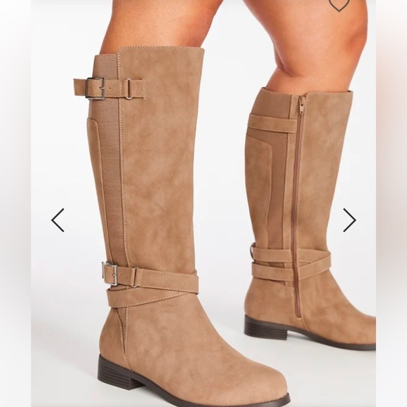 NIB Just Fab Valerie Flat Boot - Picture 2 of 15